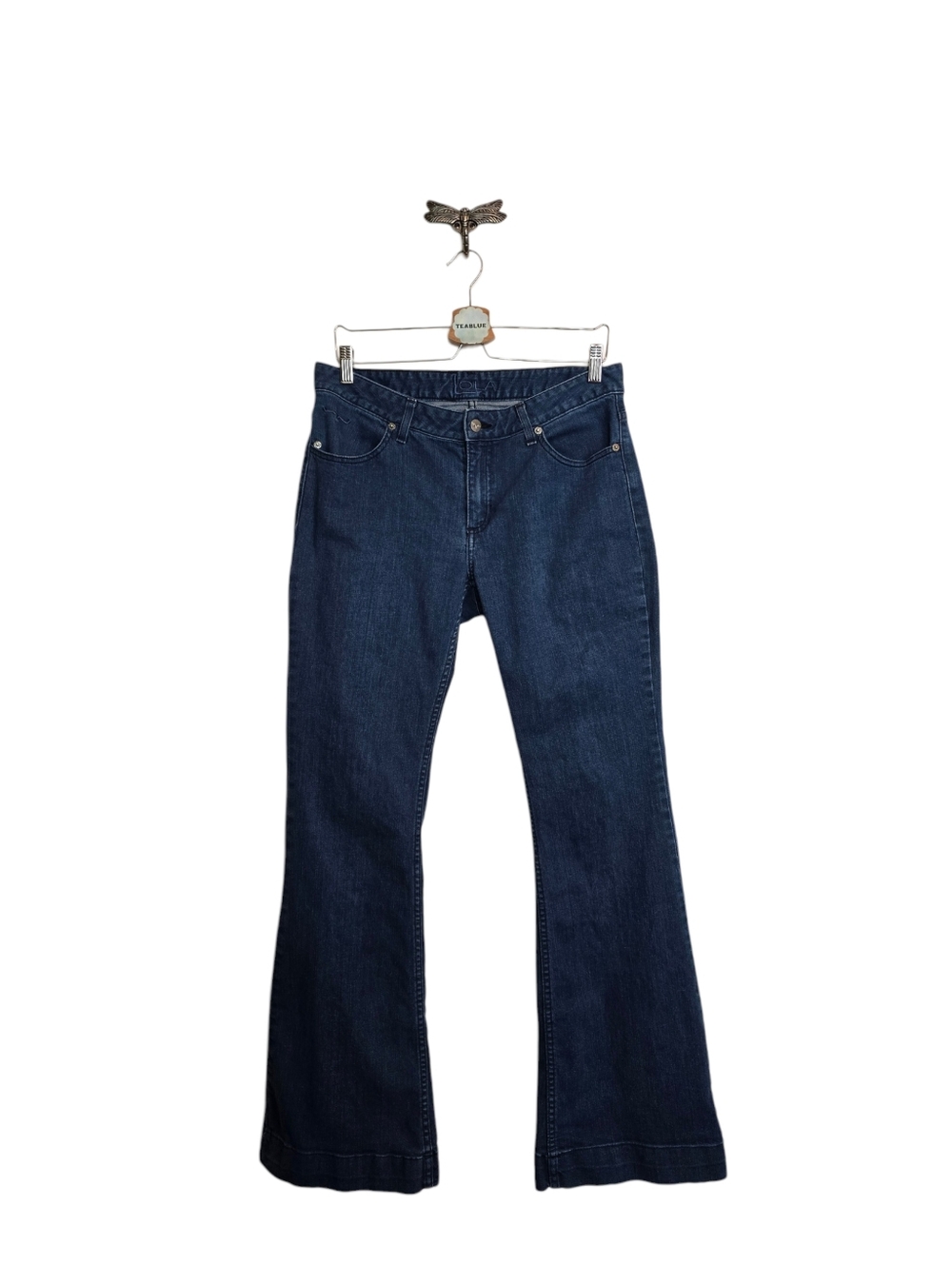 Kimes Ranch Lola Jeans Women's 10/34 Dark Wash Bootcut Flare Made in USA - Picture 3 of 12